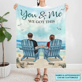 Personalisierte Decke – Geschenk für Paare – Du & ich, das haben wir